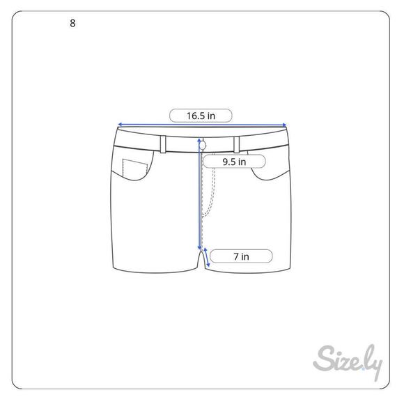Kut From The Kloth Womens Blue Distressed Denim Shorts Catherine Boyfriend 8 - Picture 6 of 6